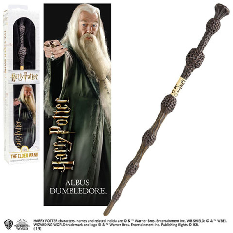 Harry Potter Baguette Albus Dumbledore Marque Page Noble Collection