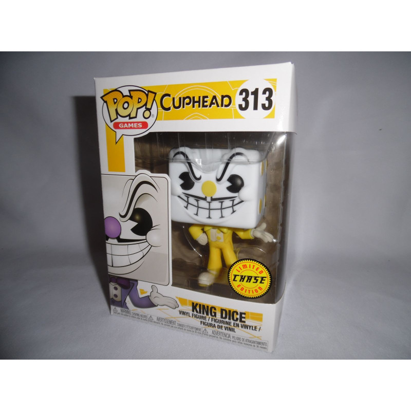 Figurine Pop Games Cuphead King Dice Chase N° 313 Funko