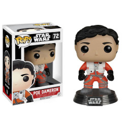 Figurine - Pop! Star Wars - Poe Dameron No Helmet - N° 72 - Funko