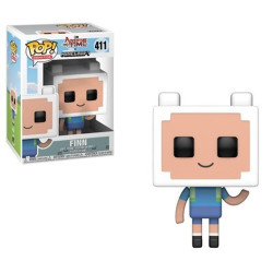 Figurine - Pop! Animation - Adventure Time - Minecraft Finn - N° 411 - Funko