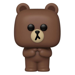 Figurine - Pop! Animation - Line Friends - Brown - N° 928 - Funko