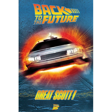 Poster - Retour vers le Futur - Great Scott! - 61 x 91 cm - Pyramid International