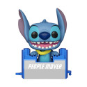 Figurine - Pop! Disney - Disney World 50th Anniversary - Stitch on the People Mover - N° 1164 - Funko