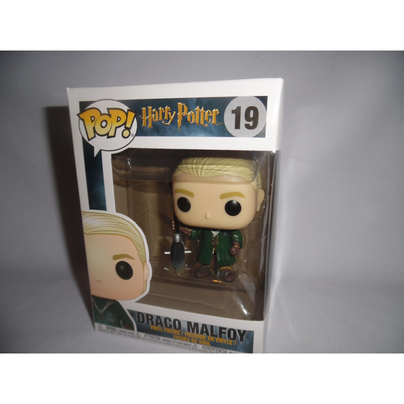 Figurine - Pop! Harry Potter - Draco Malfoy Quidditch - N° 19 - Funko