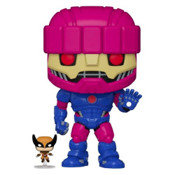 Figurine - Pop! Marvel - X-Men - Sentinel with Wolverine (Chase) - N° 1054 - Funko