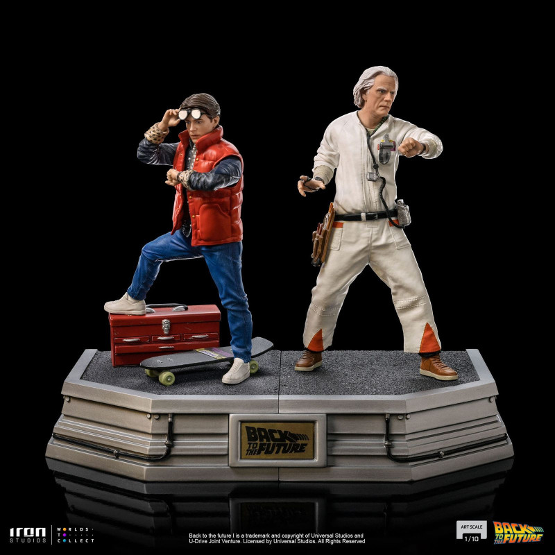 Retour vers le futur - Figurine ReAction Radiation Marty 10 cm - Figurines  - LDLC