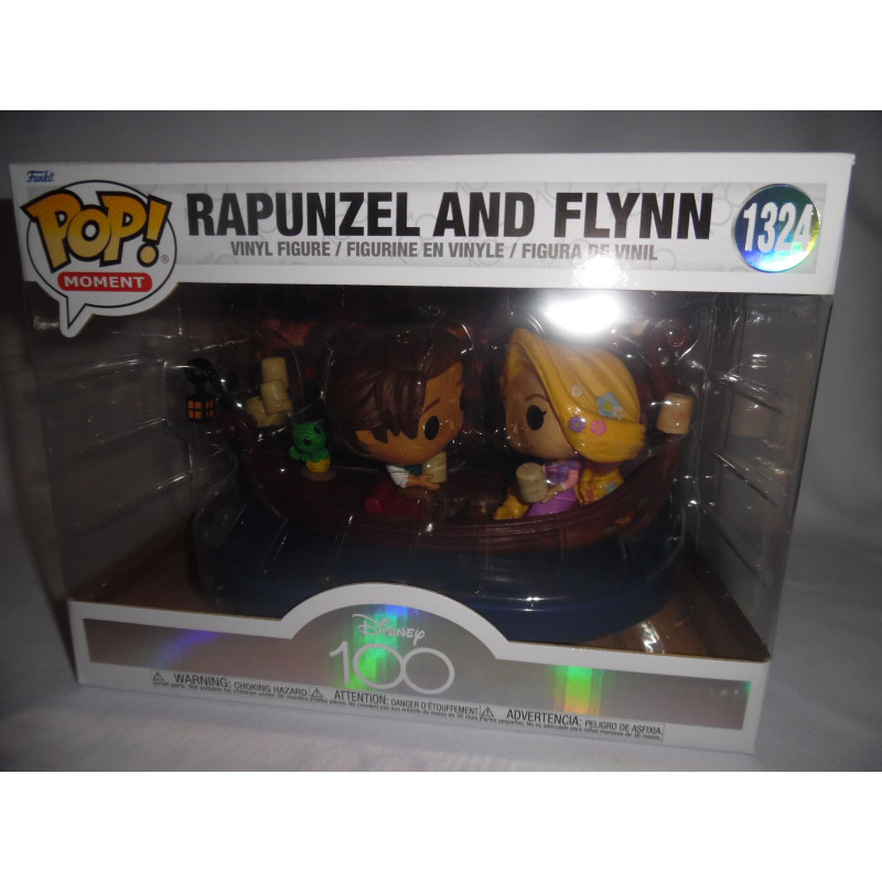 Figurine Pop 100 ans de Disney #1324 pas cher : Raiponce et Flynn - Moment