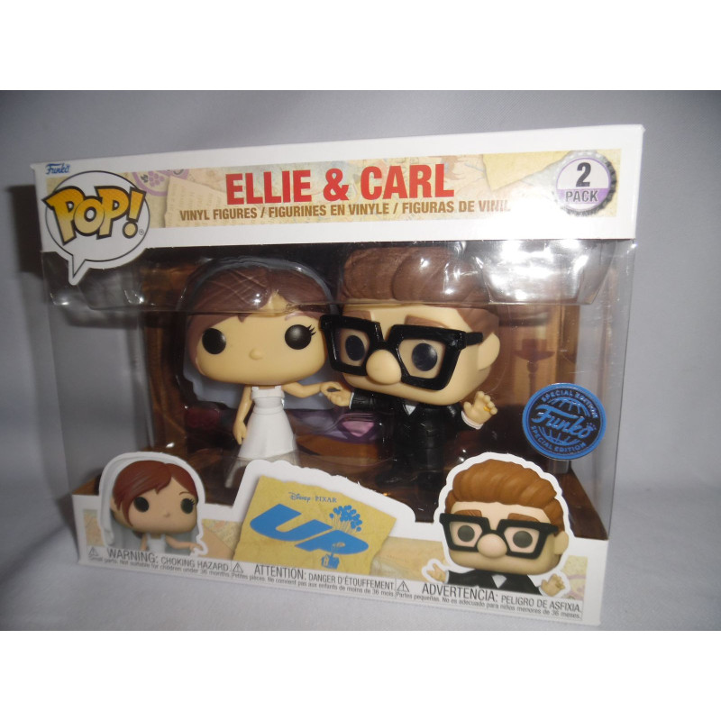 Figurine Pop Là-Haut [Disney] pas cher : Ellie et Carl Mariage