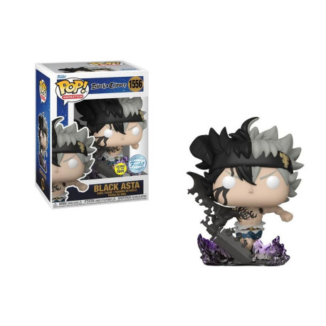 Figurine - Pop! Animation - Black Clover - Black Asta (GITD) - N° 1556 - Funko