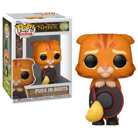 Figurine - Pop! Movies - Shrek - Chat Potté - N° 1596 - Funko