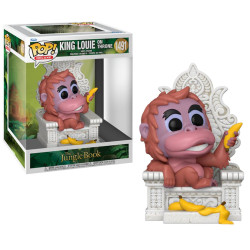Figurine - Pop! Disney - Le Livre de la Jungle - Roi Louie sur son trône - N° 1491 - Funko