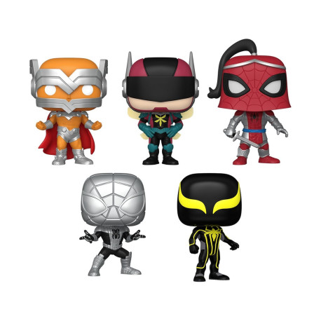 Figurine - Pop! Marvel - Prodigy The Hornet Prince of Arachne Spider-Armor MK I & MK II - Funko