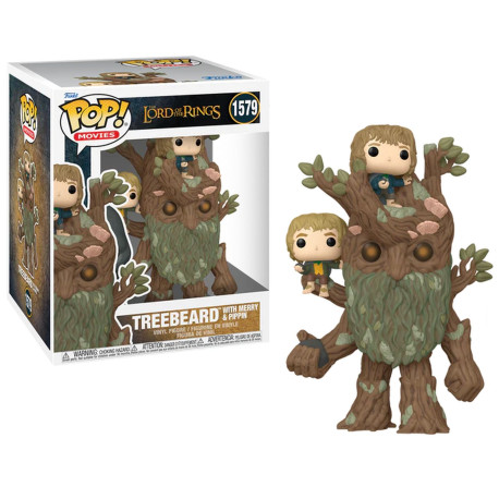 Figurine - Pop! Movies - Le Seigneur des Anneaux - Sylvebarbe avec Mary & Pippin - N° 1579 - Funko