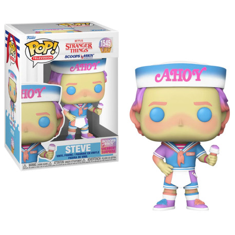Figurine - Pop! TV - Stranger Things - Steve (Scoops Ahoy) - N° 1545 - Funko