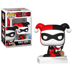 Figurine - Pop! Heroes - Harley Quinn 30th - Harley Quinn with Cards - N° 454 - Funko