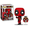 Figurine - Pop! Marvel - Deadpool & Wolverine - Deadpool with Headpool - N° 1400 - Funko