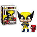 Figurine - Pop! Marvel - Deadpool & Wolverine - Wolverine with Babypool- N° 1403 - Funko