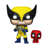 Figurine - Pop! Marvel - Deadpool & Wolverine - Wolverine with Babypool - N° 1403 - Funko