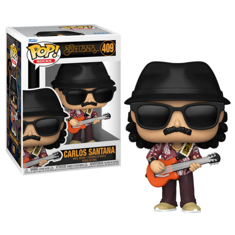 Figurine - Pop! Rocks - Santana - Carlos Santana - N° 409 - Funko