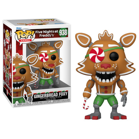 Figurine - Pop! Games - Five Nights at Freddy’s - Holiday Gingerbread Foxy - N° 938 - Funko