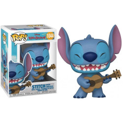 Figurine - Pop! Disney - Lilo & Stitch - Stitch with Ukulele - N° 1044 - Funko