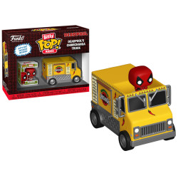 Figurine - Bitty Pop! Rides - Marvel - Deadpool et Food Truck Chimichanga - Funko