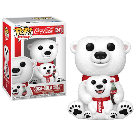 Figurine - Pop! Ad Icons - Coca-Cola - Coca-Cola Polar Bear with Cub - N° 241 - Funko