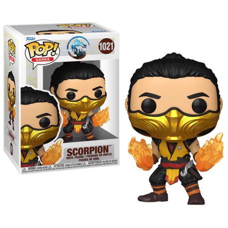 Figurine - Pop! Games - Mortal Kombat 1 - Scorpion - N° 1021 - Funko