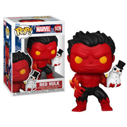 Figurine - Pop! Marvel - Holiday - Hulk Rouge - N° 1439 - Funko