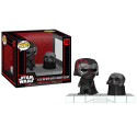 Figurine - Pop! Star Wars - Darkside - Kylo Ren avec Dark Vador Casque - N° 739 - Funko