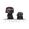 Figurine - Pop! Star Wars - Darkside - Kylo Ren avec Dark Vador Casque - N° 739 - Funko