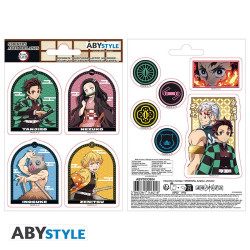 Stickers - Demon Slayer - Quartier des plaisirs - 2 planches de 16x11 cm - ABYstyle