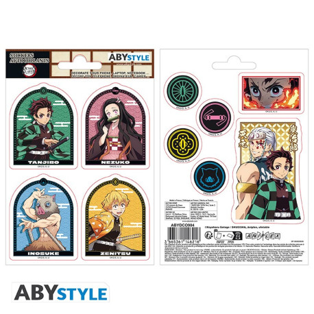 Stickers - Demon Slayer - Quartier des plaisirs - 2 planches de 16x11 cm - ABYstyle