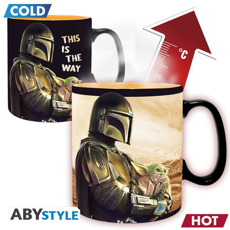 Mug / Tasse - Star Wars - Thermo-réactif - The Mandalorian - Mando - 460 ml - ABYstyle