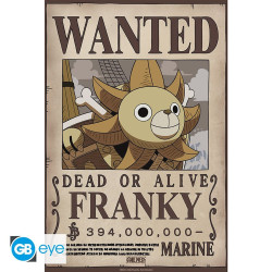 Poster - One Piece - Wanted Franky Wano - 52 x 38 cm - GB eye