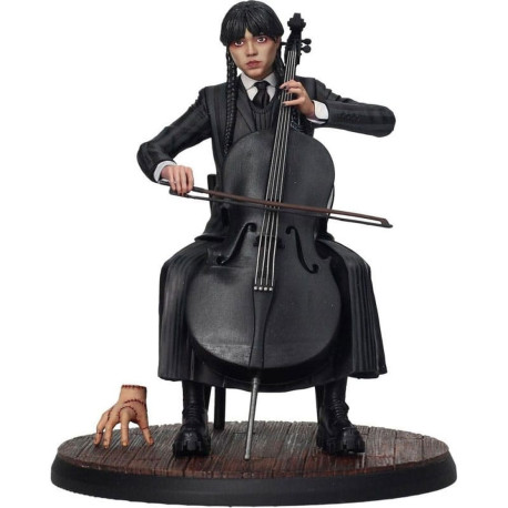 Figurine - Mercredi - Mercredi Addams avec son Violoncelle - SD Toys