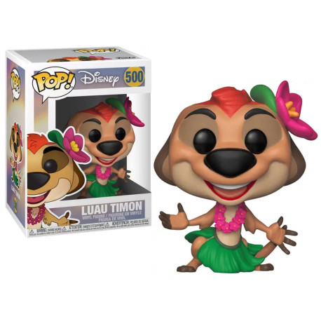 Figurine - Pop! Disney - Le Roi Lion - Luau Timon - N° 500 - Funko