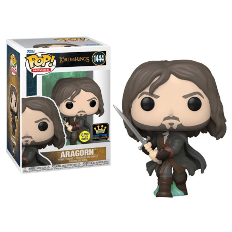 Figurine - Pop! Movies - Le Seigneur des Anneaux - Aragorn (GITD) - N° 1444 - Funko