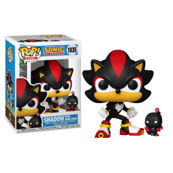 Figurine - Pop! Games - Sonic the Hedgehog - Shadow avec Dark Chao - N° 1035 - Funko