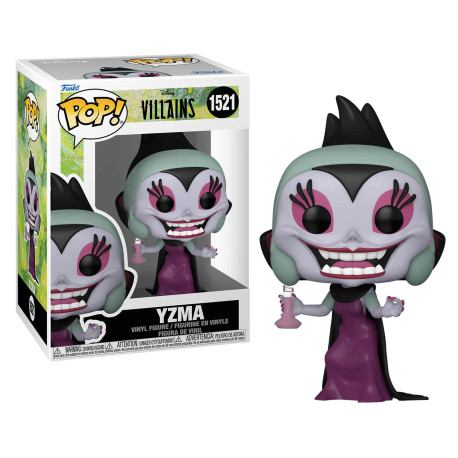 Funko Pop! N°1521 : Yzma, la sorcière excentrique de Kuzco, capture tout son charisme dans cette figurine Disney Villains