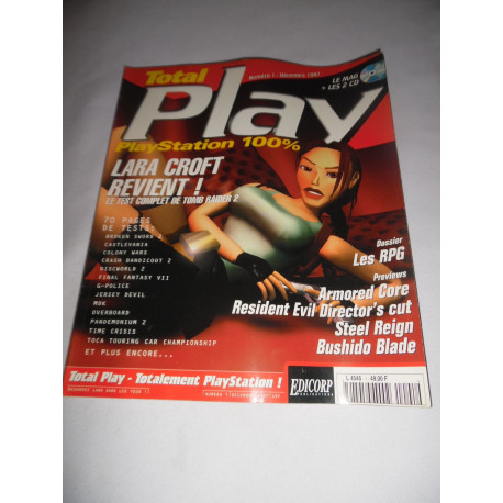 Magazine - Total Play - n° 1 - Lara Croft revient