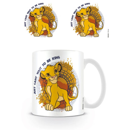 Mug / Tasse - Disney - Le Roi Lion - Just can't wait ot be King - 310 ml - Pyramid International