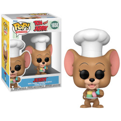 Figurine Funko Pop! TV Jerry - N° 1658 de Tom et Jerry : l'adorable souris en vinyle pour les fans de la série classique.