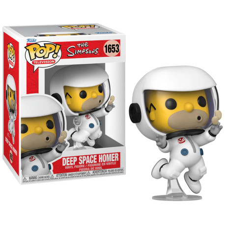 Figurine Funko Pop! TV Homer Astronaute - N° 1653 : l'inoubliable Homer en tenue d'astronaute, prêt à conquérir l'espace