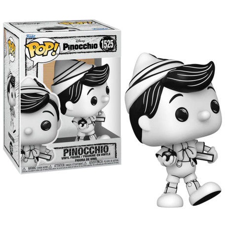 Figurine Funko Pop! Pinocchio (Dessin) N° 1525 : Pinocchio dans un style artistique, parfait pour les fans de Disney