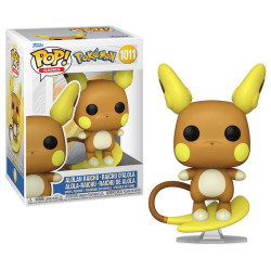 Figurine Funko Pop! Raichu d'Alola N° 1011 : Raichu d'Alola rejoint la collection Funko Pop! avec son style unique