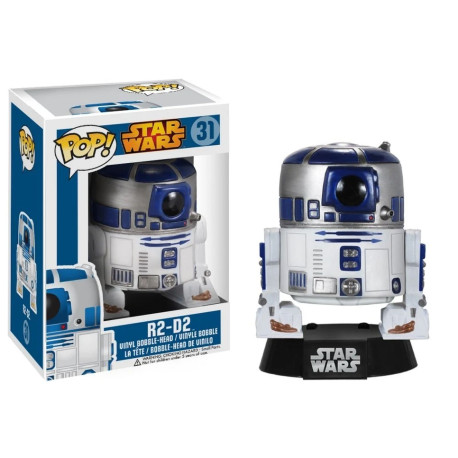 Figurine Funko Pop! R2-D2 N° 31 : le célèbre droïde R2-D2 rejoint la collection Funko Pop! Star Wars