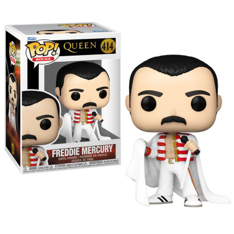 Figurine Funko Pop! Freddie Mercury N° 414 : Freddie Mercury avec cape royale en version Pop! Rocks