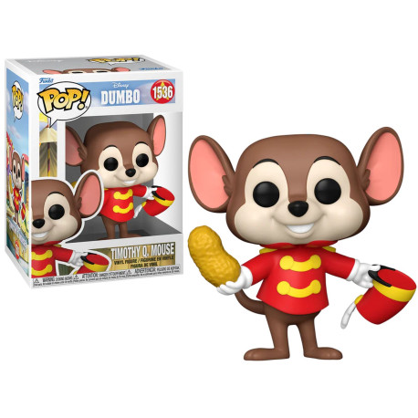 Figurine Pop! Disney Timothée N°1536 : Timothée de Dumbo en version Funko Pop! N°1536, compagnon fidèle.