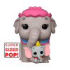 Funko Pop! Mme Jumbo et Dumbo N°1537 : Duo iconique mère et fils en figurine Pop! Disney N°1537.